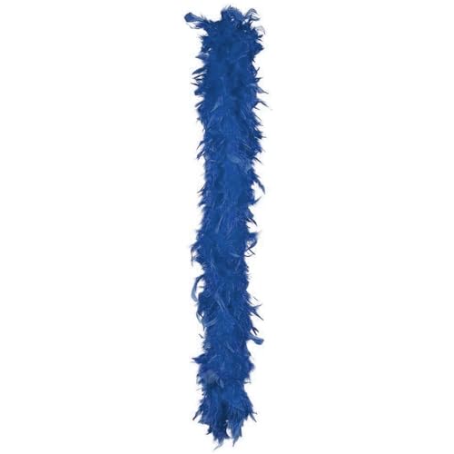 Trendandstylez Federboa 180cm Federschal 50g Karneval Boa 11 Farben (Blau) von Trendandstylez