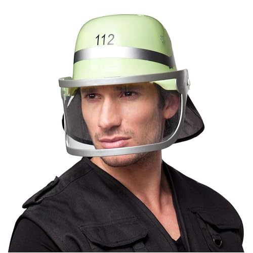 TrendandStylez Feuerwehr-Helm, Kunststoff, Kopfbedeckung für Karneval, Mottowoche, JGA, Kostümparty von TrendandStylez