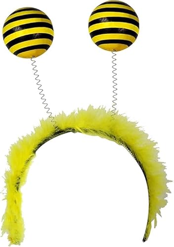 TrendandStylez Haarreif Biene mit Fühlern | Kostüm Haarschmuck Accessoire zu Halloween, Karneval, Fasching & Fastnacht von TrendandStylez