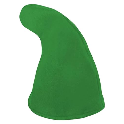 TrendandStylez Zwergenmütze Grün, Einheitsgröße, Kopfbedeckung für Karneval, Fasching, Halloween, Kostüm von TrendandStylez