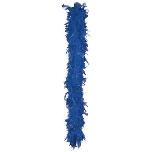 Trendandstylez Federboa 180cm Federschal 50g Karneval Boa 11 Farben (Blau) von TrendandStylez