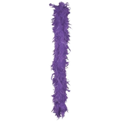 Trendandstylez Federboa 180cm Federschal 50g Karneval Boa 11 Farben (Lila) von TrendandStylez