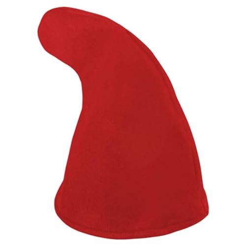 Trendandstylez Zwergenmütze Rot, Einheitsgröße, Kopfbedeckung für Karneval, Fasching, Halloween, Kostüm von Trendandstylez