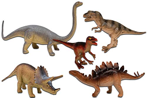 Trendario Dinosaurier Spielzeug Dinosaurier Figuren Set Dinos Figuren Dino Kinder ca. 20cm von Trendario