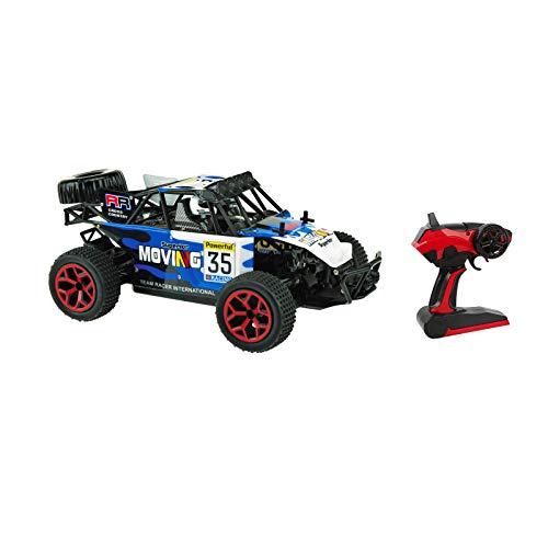 Trendario Ferngesteuertes Auto für Kinder RC Racing Wild Buggy Geschenk Spielzeug (Blau) von Trendario