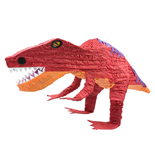 Trendario Pinata T-REX, Ideal zum Befüllen mit Süßigkeiten und Geschenken - Piñata Dino für Kindergeburtstag Spiel, Geschenkidee, Party, Hochzeit von Trendario