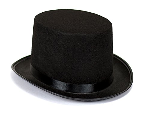 Trendario Zylinderhut für Damen & Herren in Schwarz, Partyhut ideal für Zauberer, Karneval, Fasching, Steampunk, Gentleman Trendario Zylinderhut für Damen & Herren in Schwarz, Partyhut ideal für Zauberer, Karneval, Fasching, Steampunk, Gentleman von Trendario