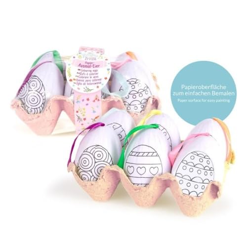 TRENDHAUS TOMMY & FRIDA Papier Ausmaleier 6er Set TRENDHAUS TOMMY & FRIDA Papier Ausmaleier 6er Set von TRENDHAUS