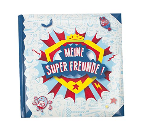 TRENDHAUS 941435 - Schul-Heroes Freundebuch von TRENDHAUS