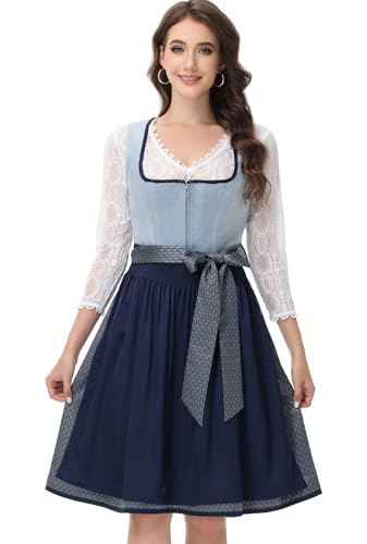 TrendiMax Damen Bayerisches Oktoberfest Deutsches Dirndl Kleid Halloween Karneval Kostüme für Urlaub von TrendiMax