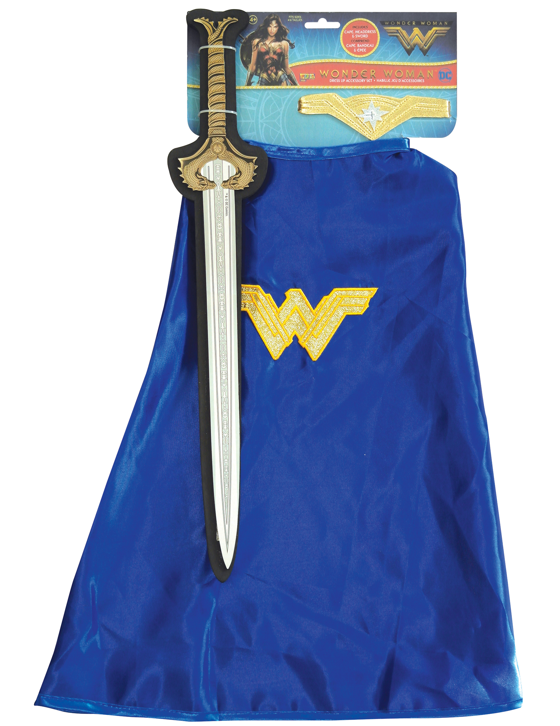 Wonder Woman Zubehör-Set 3-teilig bunt Wonder Woman Zubehör-Set 3-teilig bunt von RUBIES FRANCE