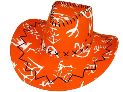 Trendmaus COWBOYHUT WESTERNHUT AUSTRALIEN Texas Hut, wählen:orange weiß 36 von Trendmaus