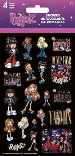 Bratz – Girls Night Out Standard Aufkleber – 4 Blatt von Trends International