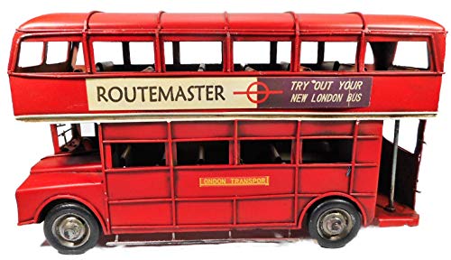 Trends & Trade Routemaster London Bus Deko Blechauto 32 x 18 cm Victoria Station Baker Street Car Sammlerstück Blech Auto Car Modell Retro Nostalgie Figur GCE F95 Trends & Trade Routemaster London Bus Deko Blechauto 32 x 18 cm Victoria Station Baker Street Car Sammlerstück Blech Auto Car Modell Retro Nostalgie Figur GCE F95 von Trends & Trade