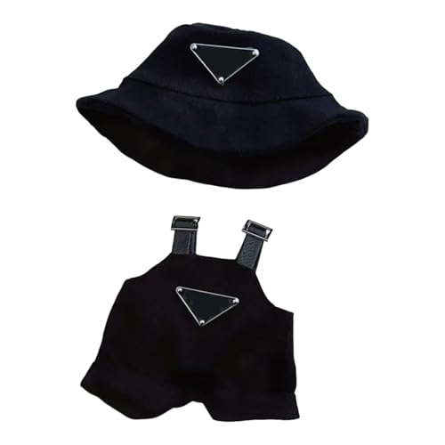 17cm Puppenkleidung Set, Hut & Overall Set für 17cm Puppen Accessoires, Stylische und Niedliche Puppenkleidung, Einzigartige Stilvolle Outfits zum Anziehen (Stil 3) von Tressora