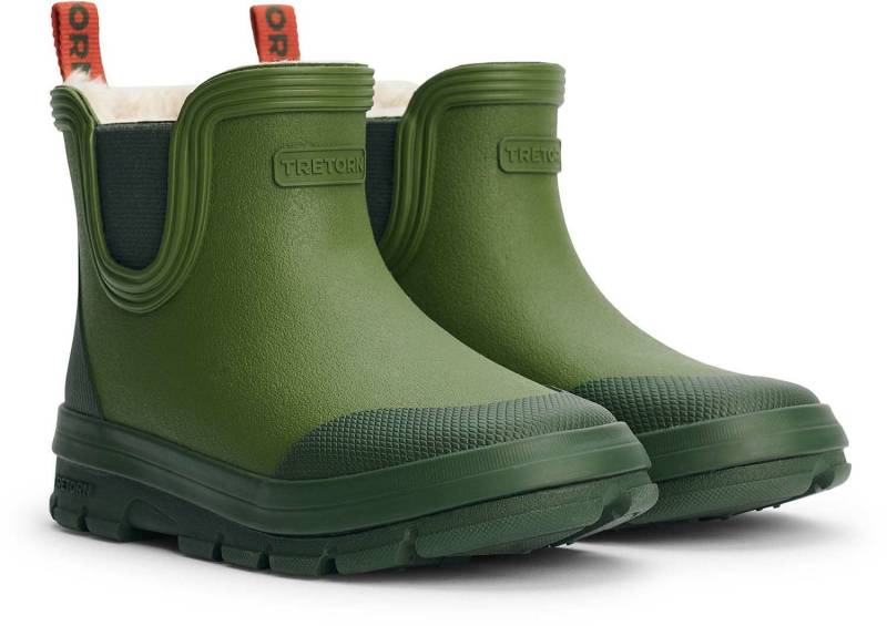 Tretorn Aktiv Chelsea Gefütterte Gummistiefel, Bronze Green, 29, Kindergummistiefel, Kinderstiefel, Gummistiefel kinder, Kids von Tretorn