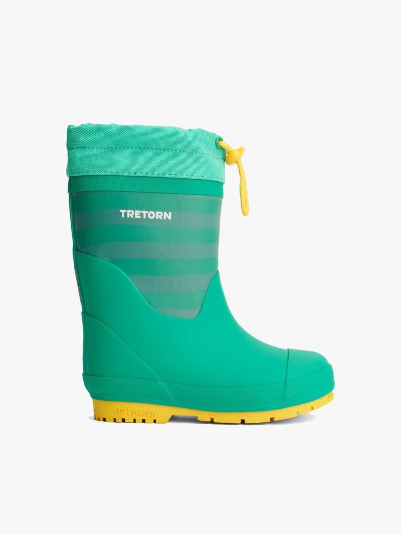 Tretorn Gränna Gefütterte Gummistiefel, Sea Green, 28, Kindergummistiefel, Kinderstiefel, Gummistiefel kinder, Kids von Tretorn