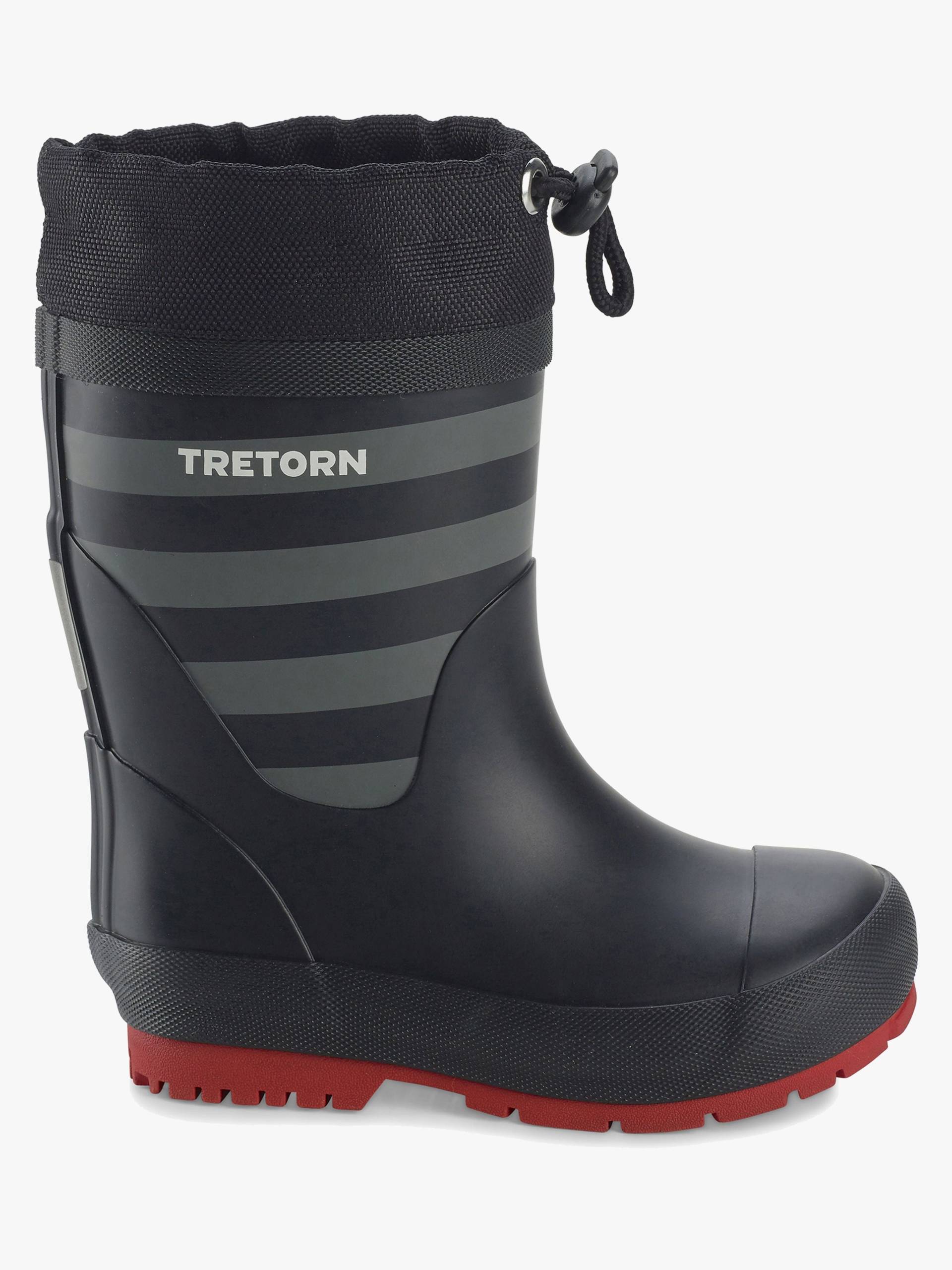 Tretorn Gränna Vinter Gefütterte Gummistiefel, Black/Grey, 29, Kindergummistiefel, Kinderstiefel, Gummistiefel kinder, Kids von Tretorn