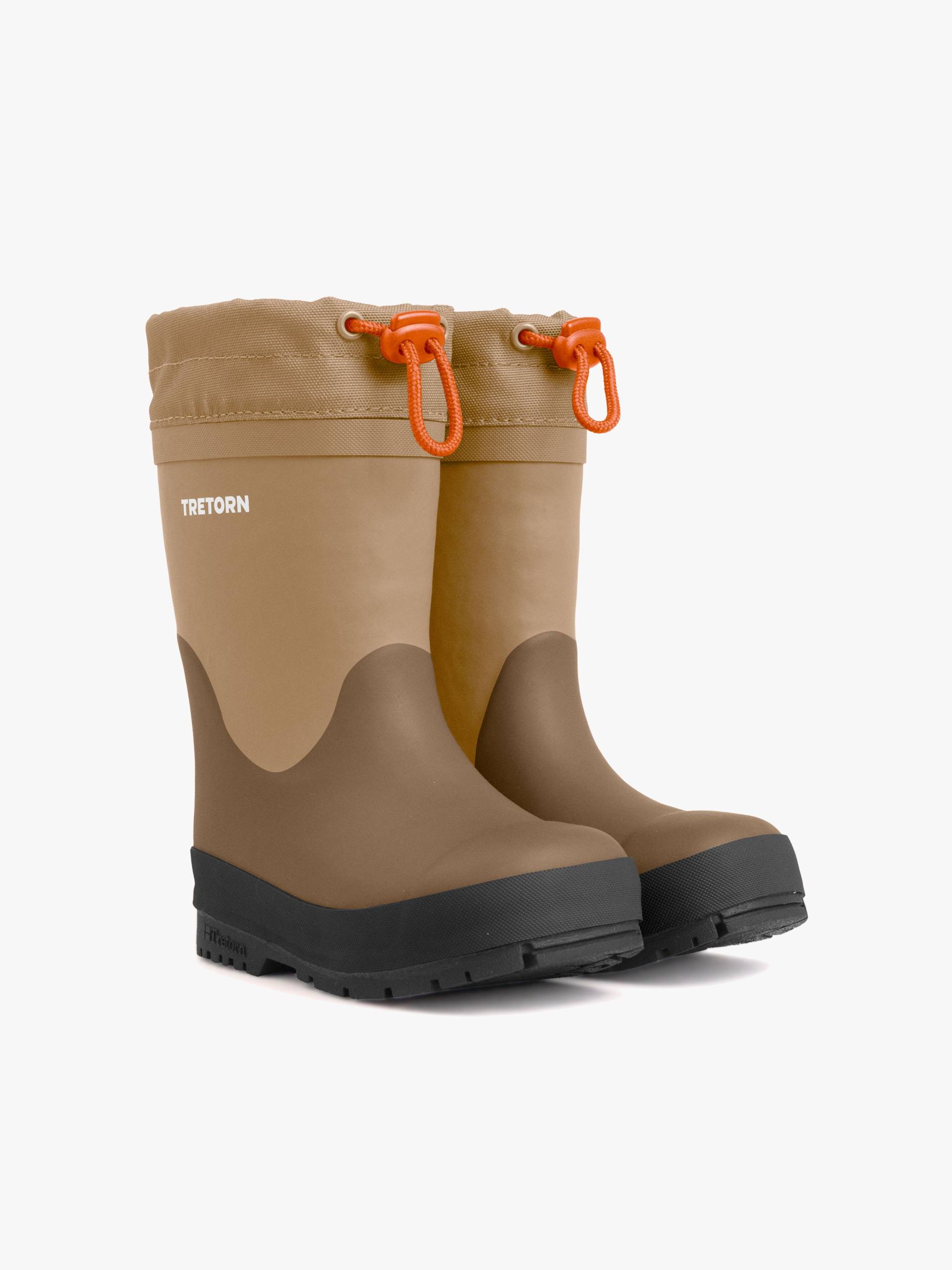 Tretorn Naven Gefütterte Gummistiefel, Dune, 33, Kindergummistiefel, Kinderstiefel, Gummistiefel kinder, Kids von Tretorn