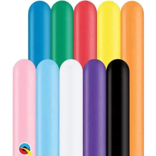 Unbekannt Qualatex Q260 - Assorted Balloons (100 pcs. per Bag) - Zubehör - Zaubertricks und Props von all4yourparty