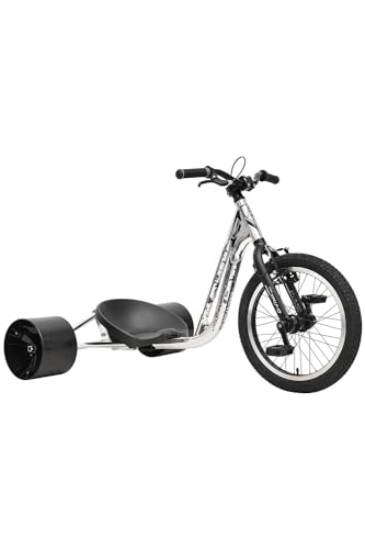 Triad Drift Trike 18 Zoll | Hochwertiges Driftbike mit Hinterrädern und leistungsstarker V-Bremse aus Legierung | Drift-Trike mit verstellbarem Sitz für Erwachsene | Geeignet für Kinder ab 7 Jahren von Triad Drift Trikes