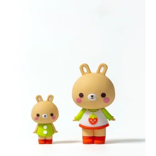 Dundunland | Tierfamilien | Sammelpuppen | Erwachsene und Baby in jedem Umschlag | Spielzeug für Kinder ab 3 Jahren | 2 Leuchten im Dunkeln | Super besondere Einhornfamilie | Geschenk für Kinder von Triciclo Editores