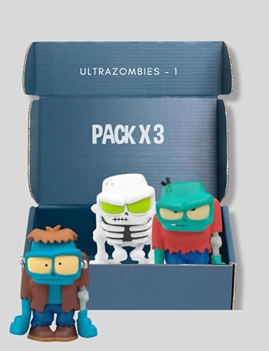 Triciclo Editores Ultrazombies – 3er-Pack – Puppen – Zombies-Figuren – Sammlerstück für Kinder ab 4 Jahren (Pack 1) von Triciclo Editores