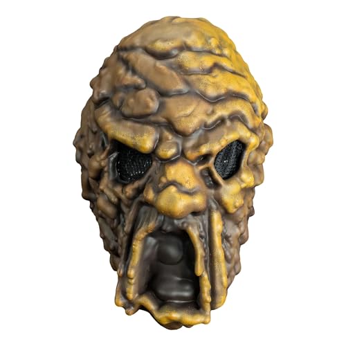 Trick Or Treat Studios Goosebumps Mud Monster Erwachsene Vinyl Kostüm Maske Braun von Trick Or Treat Studios