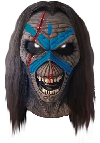 Trick Or Treat Studios Iron Maiden – Eddie der Clansman – Latexmaske für Erwachsene von Trick Or Treat Studios