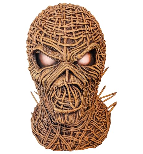 Trick Or Treat Studios Iron Maiden Eddie the Wickerman Latexmaske für Erwachsene von Trick Or Treat Studios