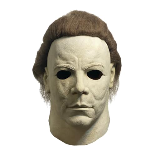 Trick Or Treat Studios Rob Zombie Halloween 2007 Michael Myers '92 Mordmaske weiß, Weiss/opulenter Garten, Einheitsgr��e, WTLG100 von Trick Or Treat Studios