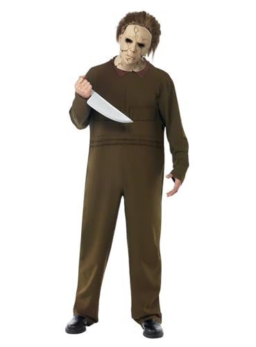 Trick Or Treat Studios Rob Zombie's Halloween Michael Myers Kostüm - braun - Größe: Medium - Horror Verkleidung für Halloween, Karneval & Motto-Party Trick Or Treat Studios Rob Zombie's Halloween Michael Myers Kostüm - braun - Größe: Medium - Horror Verkleidung für Halloween, Karneval & Motto-Party von Trick Or Treat Studios