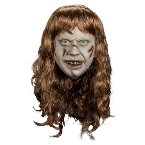 Trick Or Treat Studios The Exorcist Regan Deluxe Maske mit Haaren von Trick Or Treat Studios
