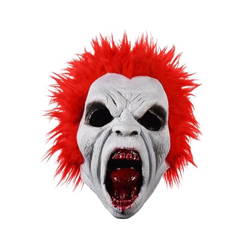 Trick Or Treat Studios The Return of the Living Dead Trash Zombie Kostüm Maske für Erwachsene, Rot/Ausflug, einfarbig (Getaway Solids), Einheitsgr��e von Trick Or Treat Studios