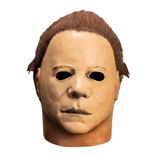 Halloween Michael Myers Deluxe Maske weiß/braun, von Trick or Treat. von Trick Or Treat Studios