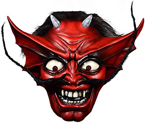 Iron Maiden Number of the Beast Devil Adult Latex Costume Mask von Trick Or Treat Studios