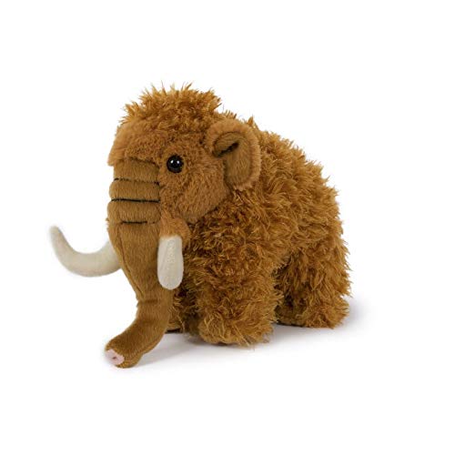 Stofftier Mammut 18 cm, Kuscheltier Plüschtier, Urzeittier Mammuts von COXZD