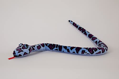 Trigon Stofftier Schlange 150 cm, blau lila, Kuscheltier Plüschtier Schlangen von Trigon