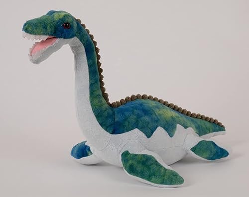 Trigon Schwimmdino 40 cm, grau blau, Plüschtiere Kuscheltiere Stofftiere Dinosaurier Dinos, Plesiosaurus von Trigon