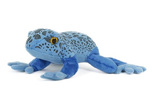 Trigon Stofftier Blauer Pfeilgiftfrosch 18 cm, Kuscheltier Plüschtier Frosch Frösche Pfeilgiftfrösche von Trigon