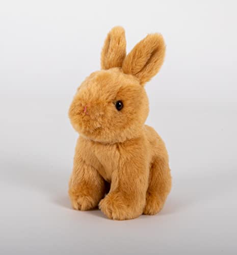 Trigon Stofftier Hase 15 cm, Hellbraun, Kuscheltier, Plüschtier, Hasen Kaninchen Häschen von Guoml