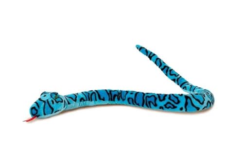 Trigon Stofftier Schlange 150 cm, blau, Kuscheltier Plüschtier Schlangen von Trigon
