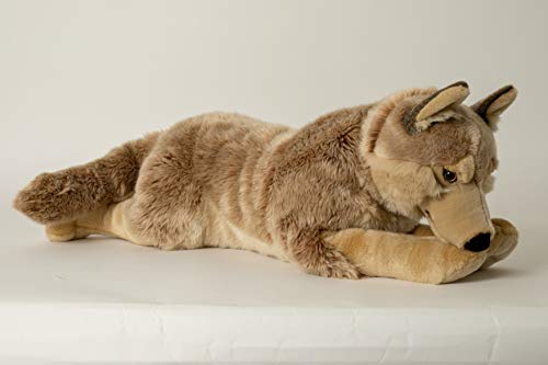 Trigon Stofftier Wolf Jumbo 71 cm, Kuscheltier Plüschtier, Wölfe, Waldtier, Deko von Trigon