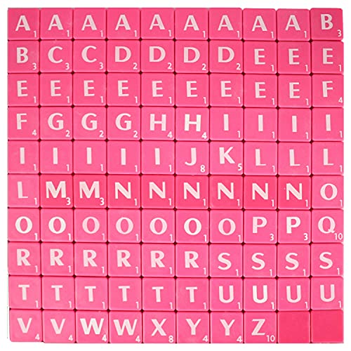 Trimming Shop Rose Rosa Kunststoff Fliesen mit weißen Buchstaben & Zahlen für DIY Kunst und Handwerk Scrapbooking Board Spiele Ersatz Rechtschreibung Anhänger Schmuckherstellung, 200 stücke Trimming Shop Rose Rosa Kunststoff Fliesen mit weißen Buchstaben & Zahlen für DIY Kunst und Handwerk Scrapbooking Board Spiele Ersatz Rechtschreibung Anhänger Schmuckherstellung, 200 stücke von Trimming Shop