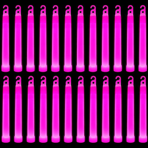 Trimming Shop Schlüsselband, 15,2 cm, für Silvester, Abschlussfeier, Camping, Premium-Schlüsselband, ultrahell, im Dunkeln Leuchtend, Mega-Party, 25 Stück, Rosa Trimming Shop Schlüsselband, 15,2 cm, für Silvester, Abschlussfeier, Camping, Premium-Schlüsselband, ultrahell, im Dunkeln Leuchtend, Mega-Party, 25 Stück, Rosa von Trimming Shop