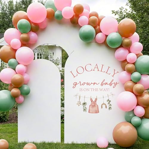 Lokal gewachsene Babyparty-Dekorationen – "TrinhGuo Locally Grown Baby is on the Way", Aufkleber für Luftballons, Bogen, rosa Gesamtkleid, Geschlechtsoffenbarung, Party-Hintergrund, Dekorationen für Lokal gewachsene Babyparty-Dekorationen – "TrinhGuo Locally Grown Baby is on the Way", Aufkleber für Luftballons, Bogen, rosa Gesamtkleid, Geschlechtsoffenbarung, Party-Hintergrund, Dekorationen für von TrinhGuo