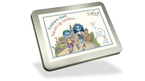 TripLeap Schnitzeljagd Geheimnisse von Cottbus, Familienspiel für Kinder 5-12 Jahre, 2.5 km Stadtrundgang mit 12 Stationen (Russian) von TripLeap