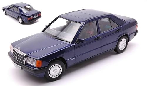 Maßstabsmodell kompatibel mit Mercedes 190E 1.8 Avantgarde W201 1993 Blau 1:18 Triple 9 T9-1800312 von Triple 9