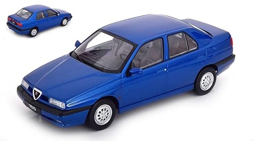 Modell im Maßstab kompatibel mit Alfa Romeo 155 1996 Blau 1:18 Triple 9 T9-1800382 von Triple 9