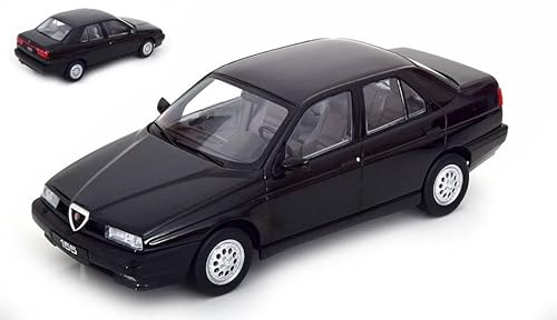 Modell im Maßstab kompatibel mit Alfa Romeo 155 1996 Schwarz 1:18 Triple 9 T9-1800381 von Triple 9